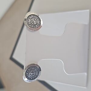 Silver earrings from Mexico